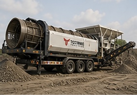 Mobile Trommel Screening Plant